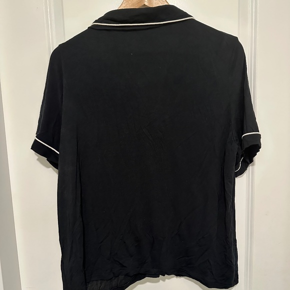 Sleep Riot | Women’s 3 Piece Modal Pajama Set Shirt Shorts Pants Size Large - Picture 3 of 11